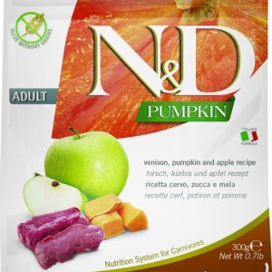 N&D Nourriture pour chat citrouille Cerf 300 gr.