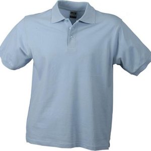 James and Nicholson Men’s Vêtements de travail Polo pour hommes (bleu clair) James and Nicholson Men’s Vêtements de travail Polo pour hommes (bleu clair)
