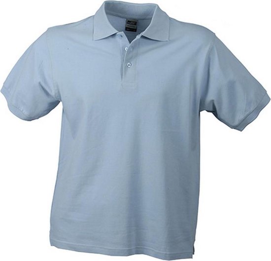 James and Nicholson Men's Vêtements de travail Polo pour hommes (bleu clair)
