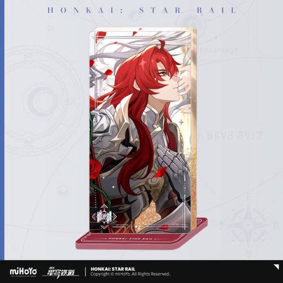Honkai: Star Rail Light Cone Acryl Ornament with Glitter: Argenti An Instant Before a Gaze 15 cm Honkai: Star Rail Light Cone Acryl Ornament with Glitter: Argenti An Instant Before a Gaze 15 cm