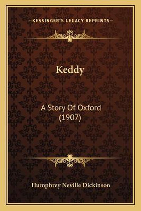 Keddy A Story of Oxford (1907)