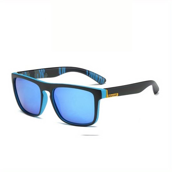 Lunettes de soleil polarisantes Bovista - Lunettes de soleil - Lunettes de Sun - Lunettes de soleil - Lunettes de soleil - Lunettes Techno - Rave & Festival - Qualité Premium - Verres Bleus