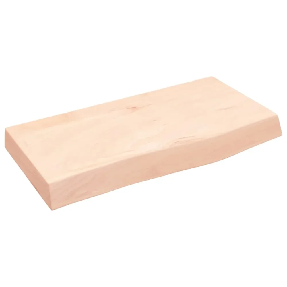 Bathroom Countertop 60x30x(2-6) cm Untreated Solid Wood – Image 2