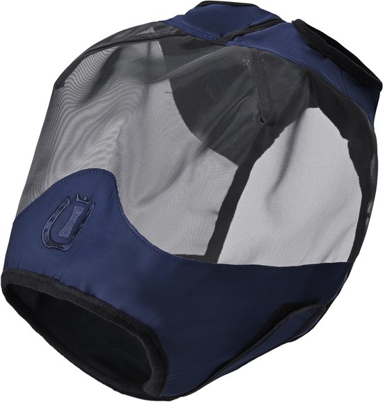 Imperial Riding - Masque Anti-mouches Fly Shield - Navy - Taille Cob
