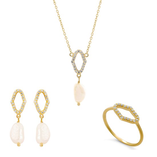 Orphelia SET-7574/G/56 – Ensemble multi-pièces (3 articles ou plus) – Argent 925 Orphelia SET-7574/G/56 – Ensemble multi-pièces (3 articles ou plus) – Argent 925