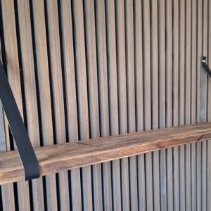 Hoexs – Bois de Mango – 70 cm – Porte-étagères inclus Zwart- Bibliothèque – Bibliothèque – Étagère murale – Matériel de montage inclus – Vintage Hoexs – Bois de Mango – 70 cm – Porte-étagères inclus Zwart- Bibliothèque – Bibliothèque – Étagère murale – Matériel de montage inclus – Vintage