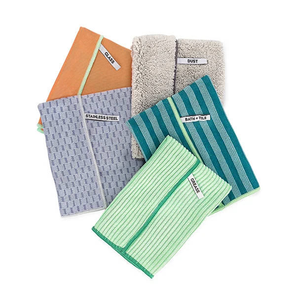 Set de 5 chiffons en microfibre recyclée Renew Full Circle – Image 3