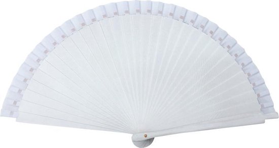 Eventail espagnol – Flamenco – bois blanc – robe habillée