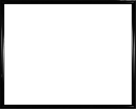 Homedecoration Biggy? Cadre photo? Grandeur de la photo? 49 x 83 cm? Plastique ? Noir brillant Cadre photo en plastique Biggy