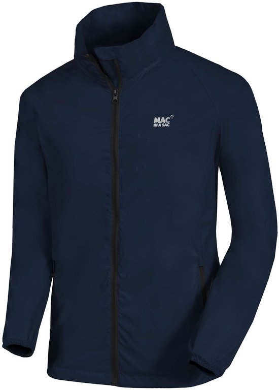 Imperméable unisexe Mac in a Sac pour adultes - Marine - Taille XL