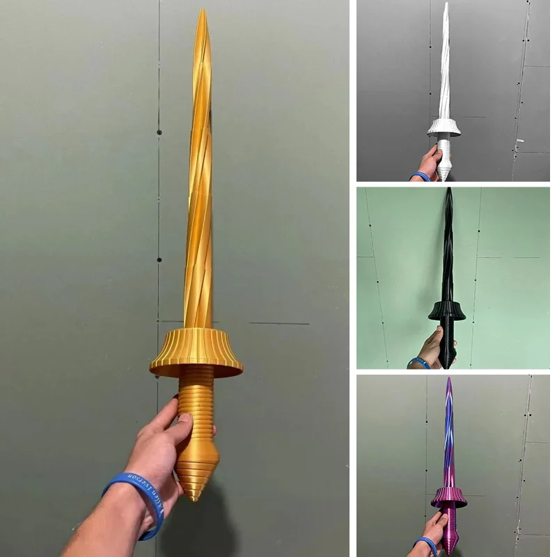 Épée spirale rétractable d'impression 3D – Image 2