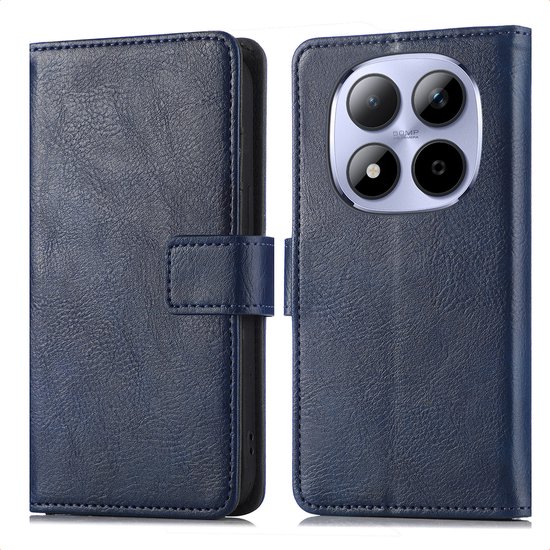 imoshion Étui - Compatible avec Xiaomi Redmi Note 15 (4G) - Luxe Bookcase - Bleu foncé
