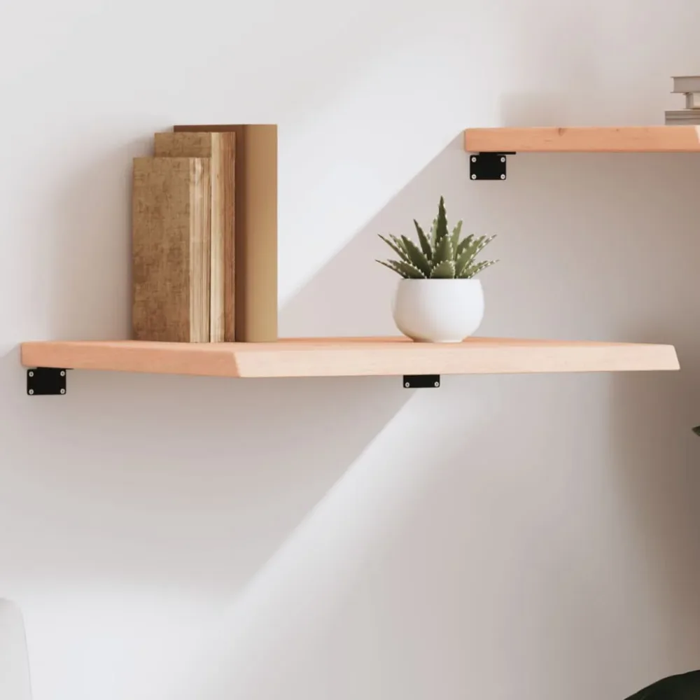 Wall Shelf 60x60x(2-4) cm Untreated Solid Wood Oak