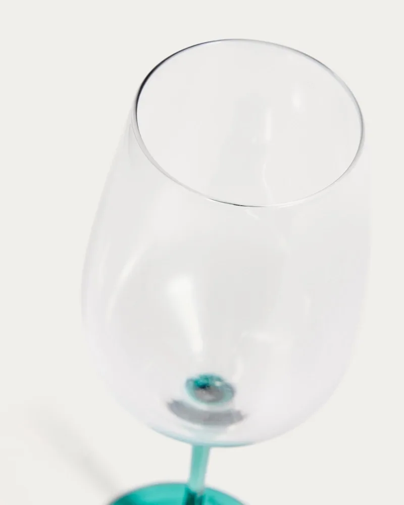 Weinglas Irides aus blau und klarem Glas, 43 cl – Image 3