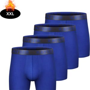 Livano Sous-vêtements Men – Boxer Shorts – Sous-vêtements – Boxer – Sous-vêtements – Homme – Lot de 4 – Bleu roi – XXL Livano Sous-vêtements Men – Boxer Shorts – Sous-vêtements – Boxer – Sous-vêtements – Homme – Lot de 4 – Bleu roi – XXL