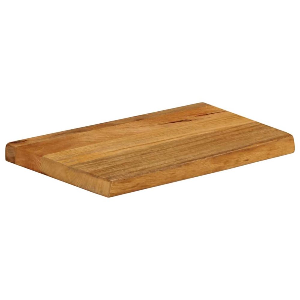 Table Top Live Edge 50x40x2.5 cm Solid Wood Mango – Image 2