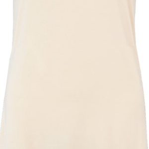 Fond de robe courte en dentelle pour femme 90 cm – Chemise de nuit – Microfibre – Anti-frottements – Beige – Taille 2XL/3XL – GBTW-717