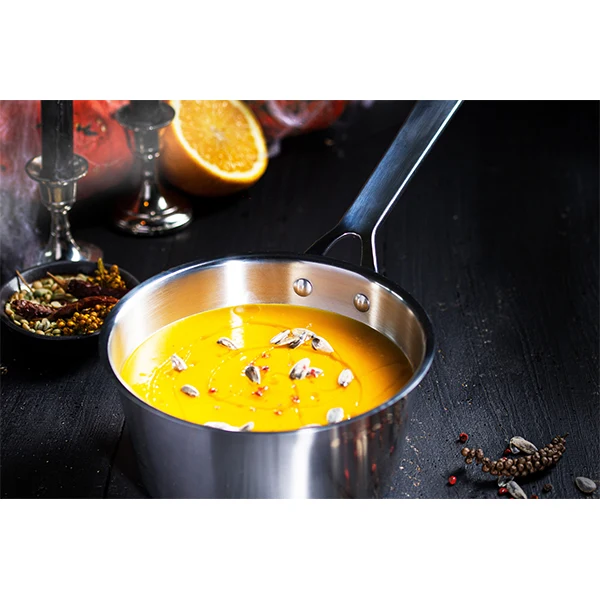 Lot 3 casseroles inox 1826 16, 18 et 20 cm Cristel – Image 3