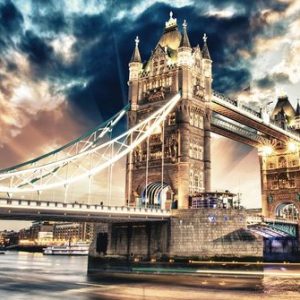 Fotobehang – Vlies Behang – Tower Bridge – London Bridge – Londen – 368 x 254 cm