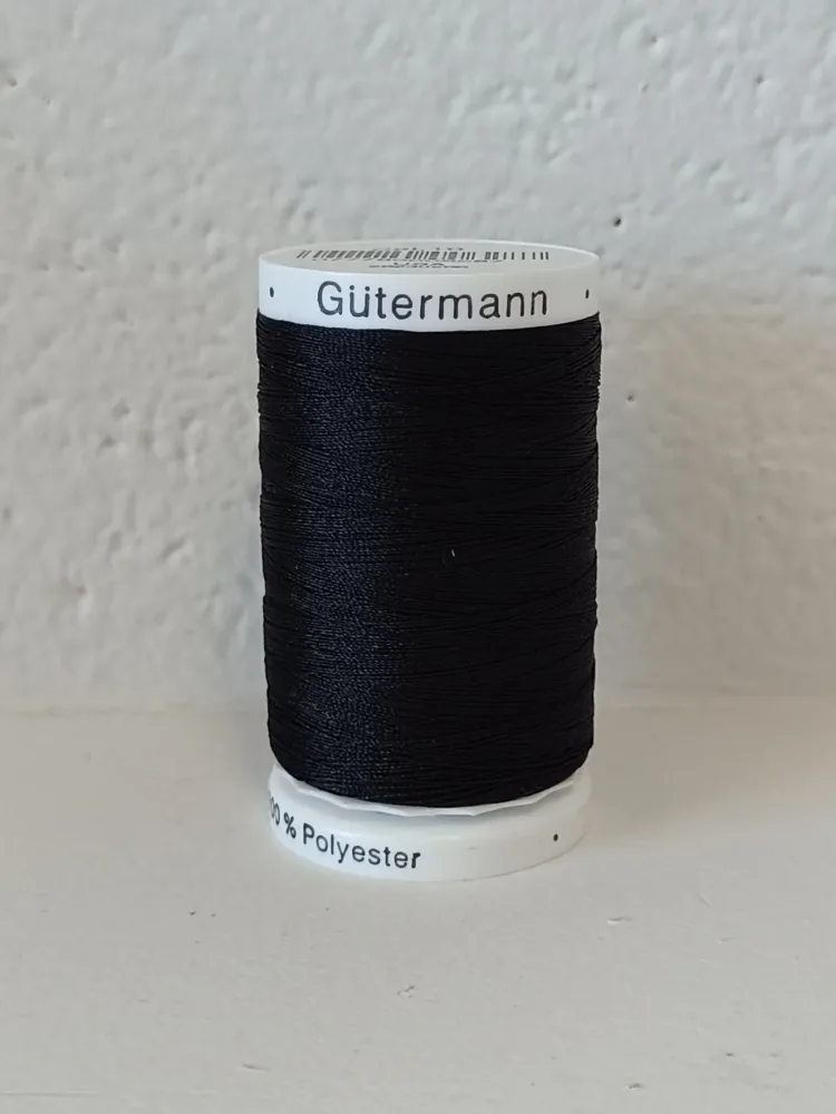 Fil de polyester 500 m. - 10 Noir - GÜTERMANN