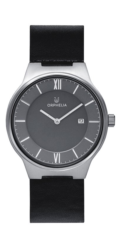 ORPHELIA Mens Analogue Watch Serendipity Black Leather