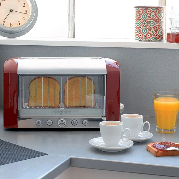 Toaster vision panoramique Rouge 11540 Magimix – Image 2