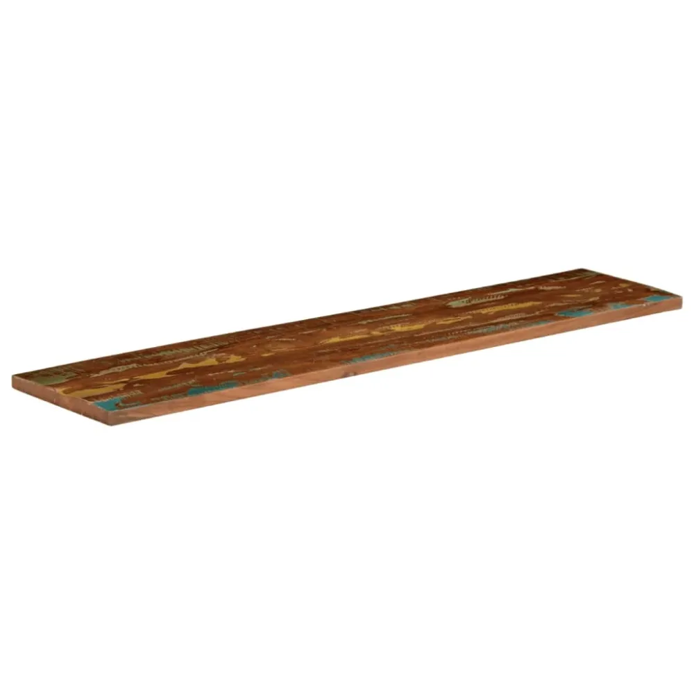 Table Top 160x20x3.8 cm Rectangular Solid Wood Reclaimed – Image 2