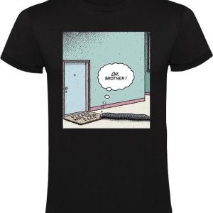 Mille-pattes doit balayer les pieds T-shirt homme – paillasson – drôle Mille-pattes doit balayer les pieds T-shirt homme – paillasson – drôle