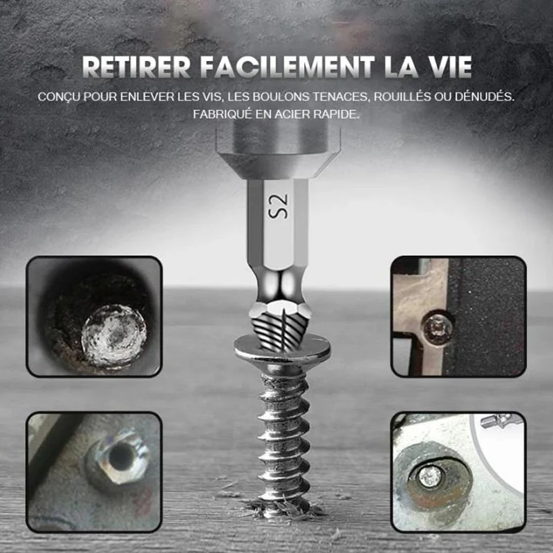 Extracteur de vis (4 pièces/5 pièces/6 pièces) – Image 2