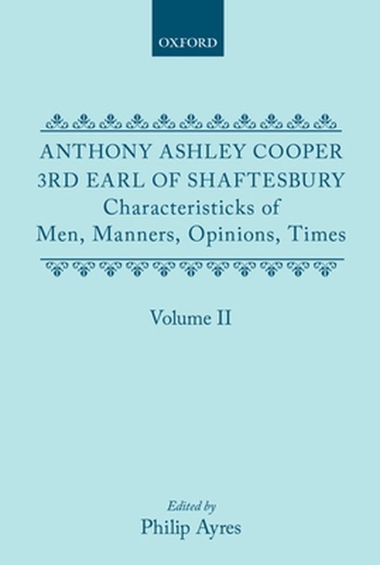 ISBN Characteristicks of Men Manners Opinions Times ( Volume II ), 404 pages Volume II