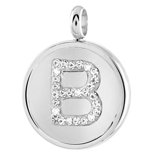 Just.D Daydream – JUST.D Lettre pendentif en acier avec cristal Just.D Daydream – JUST.D Lettre pendentif en acier avec cristal