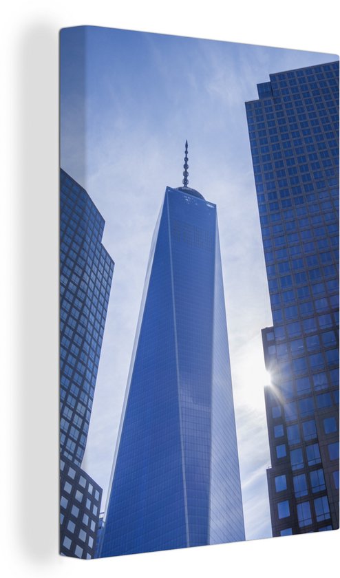 Gratte-ciel avec le One World Trade Center aux Etats-Unis toile 40x60 cm - Tirage photo sur toile (décoration murale salon / chambre)