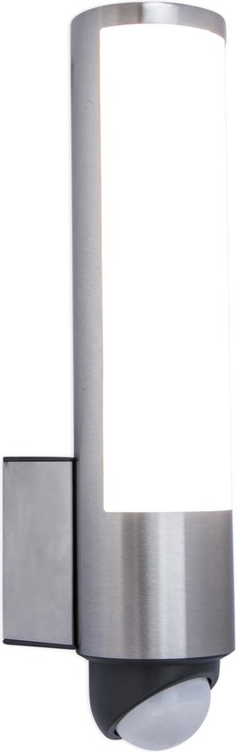 LUTEC Leda éclairage extérieur Applique LED 1 lumière acier IP44 avec capteur