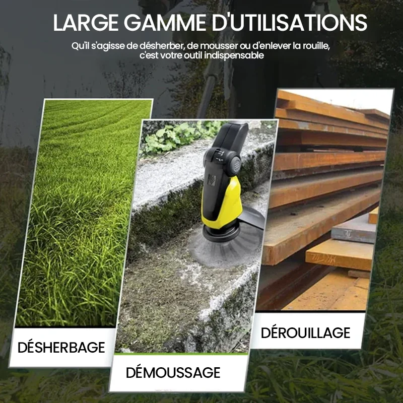 Tête de débroussailleuse en fil d'acier – Image 3