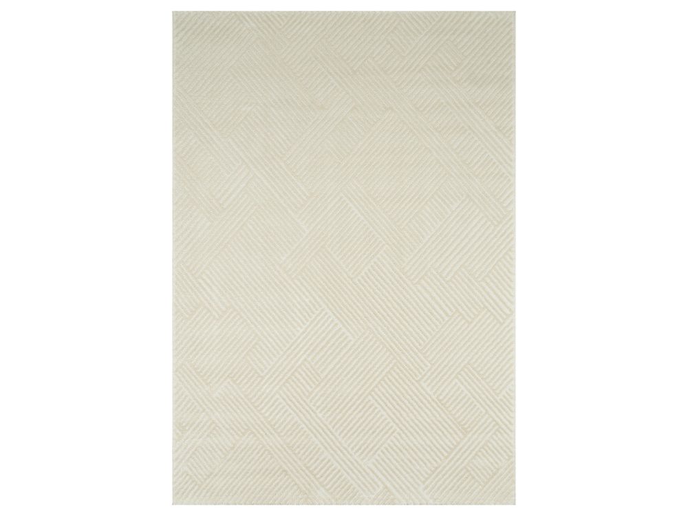 Tapis poils ras LUCIE motif abstrait
