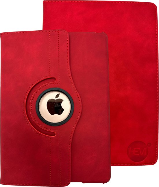 HEM Étui pour iPad Rouge Silky adapté à la coque iPad Air 11 pouces (2024) - iPad Air (2020/2022) - Housse de réveil automatique rotative de 10,9 pouces - Housse iPad Air 11 pouces (M2) - Housse iPad Air 4e/5e génération, Plante d'intérieur