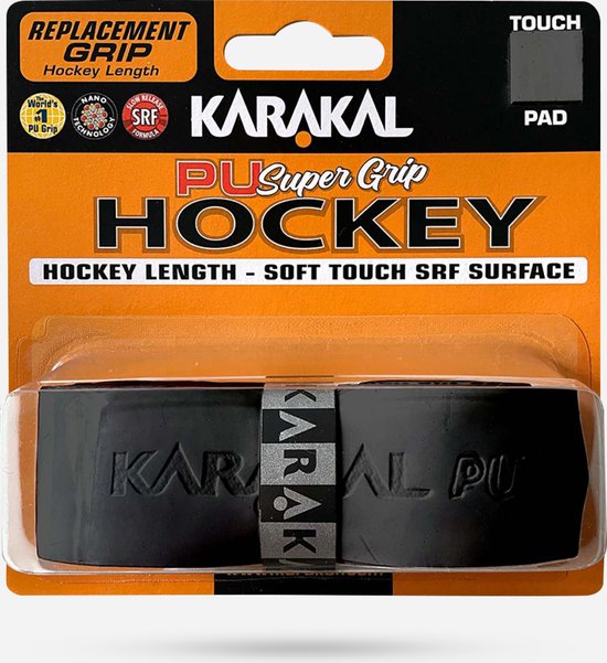Karakal Pu Super Grip Hockey - Hockey Grip - Grip de base pour Crosses de hockey - Zwart - 1 pièce