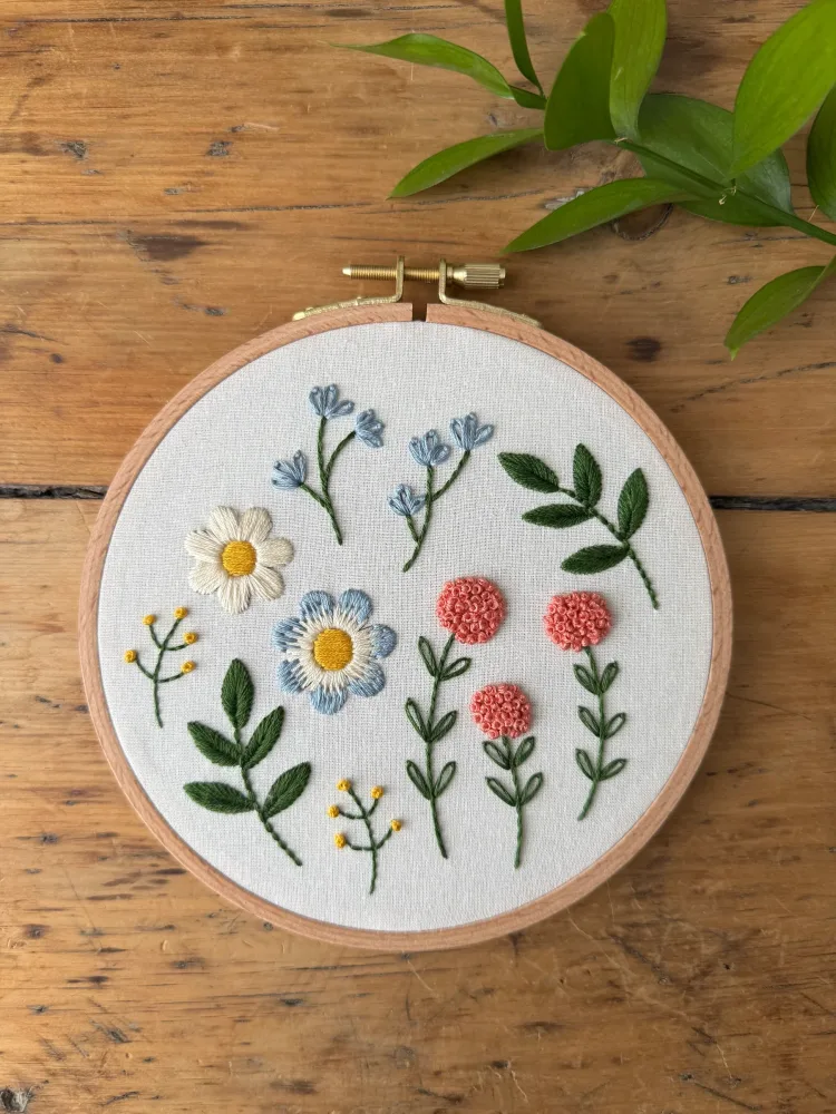 Ensemble de broderie - Floraison - Twin Folk