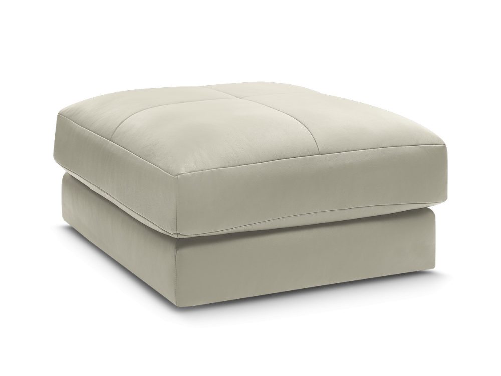 Pouf LEONARD cuir de vache