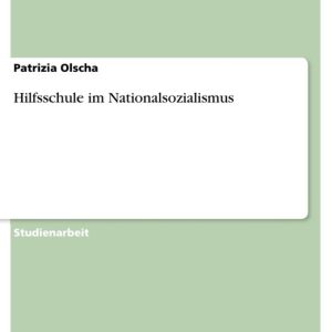 Hilfsschule Im NationalsozialismusEbook Hilfsschule Im NationalsozialismusEbook