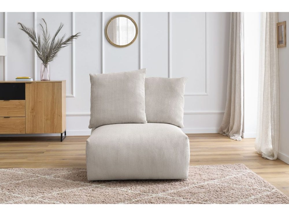 Chauffeuse 1 place sans accoudoir pour canape modulable VOLTAIRE – Image 3