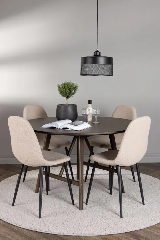 Kaseindon Esszimmerset + Polar ⌀100cm/4St. – Image 2