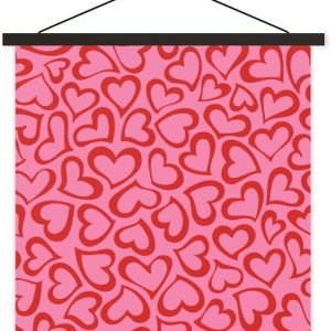 illustration de papier peint avec coeurs rouges commission scolaire lattes plates noir 120×120 cm – Tirage photo sur affiche textielposter (décoration murale salon / chambre) illustration de papier peint avec coeurs rouges commission scolaire lattes plates noir 120×120 cm – Tirage photo sur affiche textielposter (décoration murale salon / chambre)