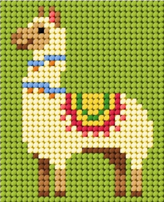 Kit de broderie Orchidea - LAMA - broderie pour enfants