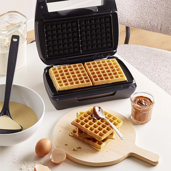 Gaufrier Mini Maxi panini et gaufres 900 W noir Lagrange – Image 3