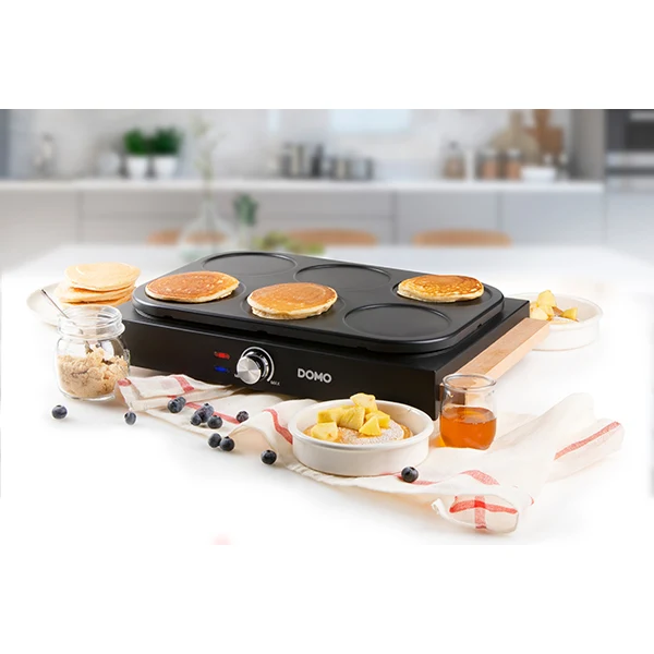 Crêpière électrique mini-crêpes 6 personnes DO8717PN 1000 W Domo – Image 2