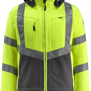 Mascot softshell Blackpool jaune fluo/anthracite foncé Mascot softshell Blackpool jaune fluo/anthracite foncé
