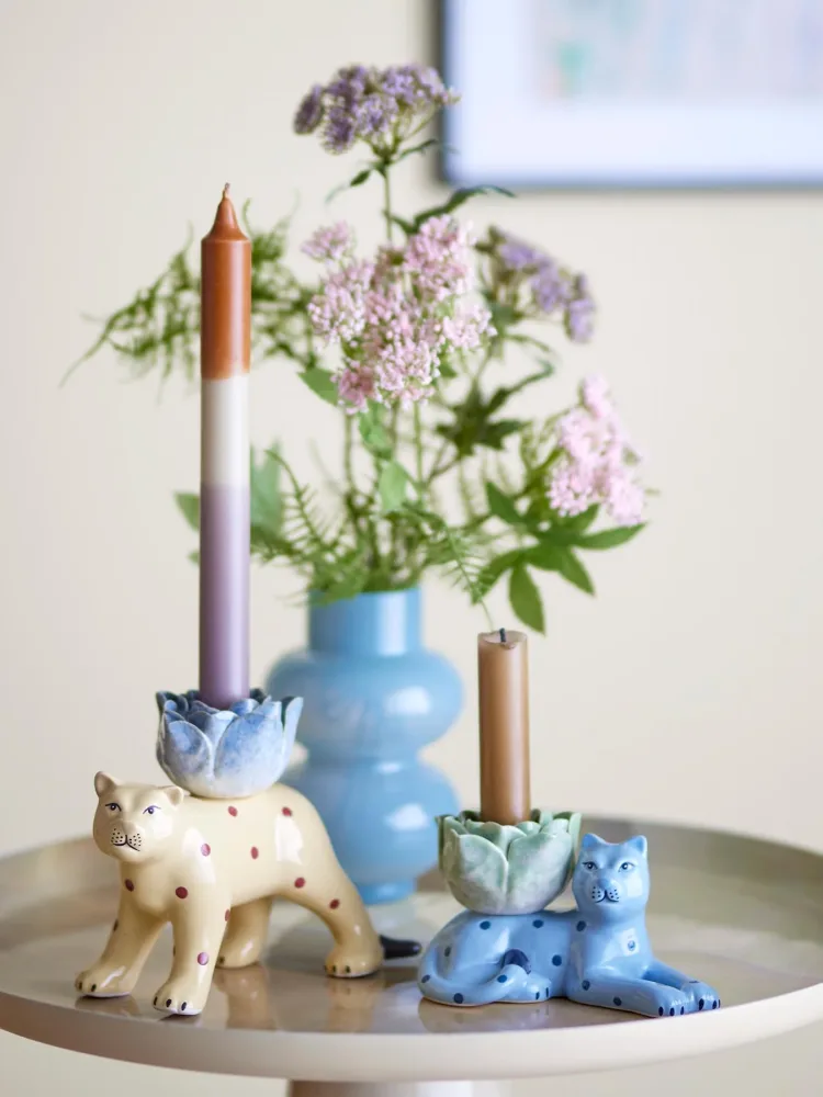 Rory Kerzenhalter, Blau, Steingut – Image 2