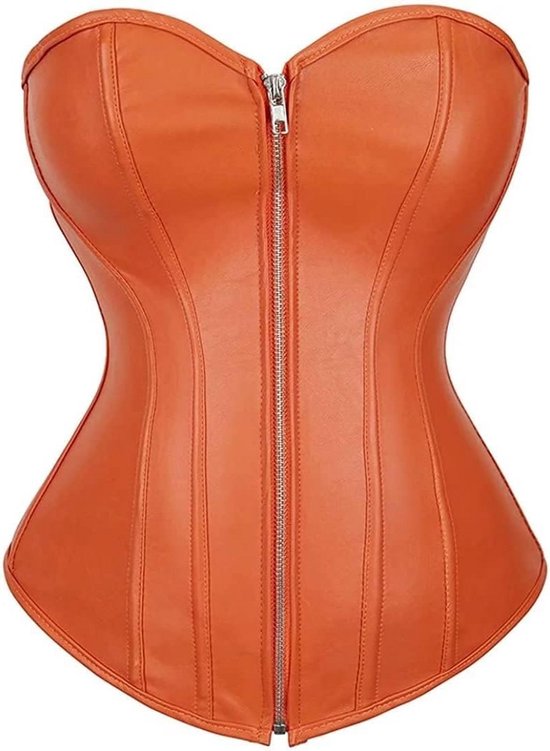 Jupe Corsetée avec Fermeture Éclair pour Femme - Bustier Corset pour Fête ou Cosplay