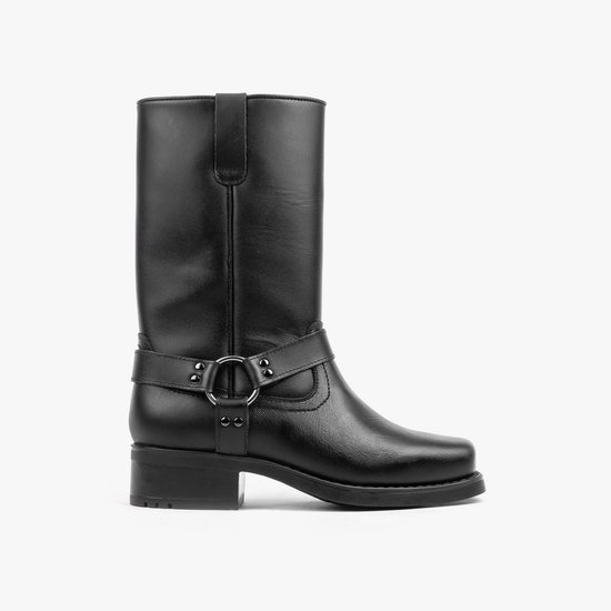 NORDLAND HARLEY BOTTE HAUTE Cuir Noir